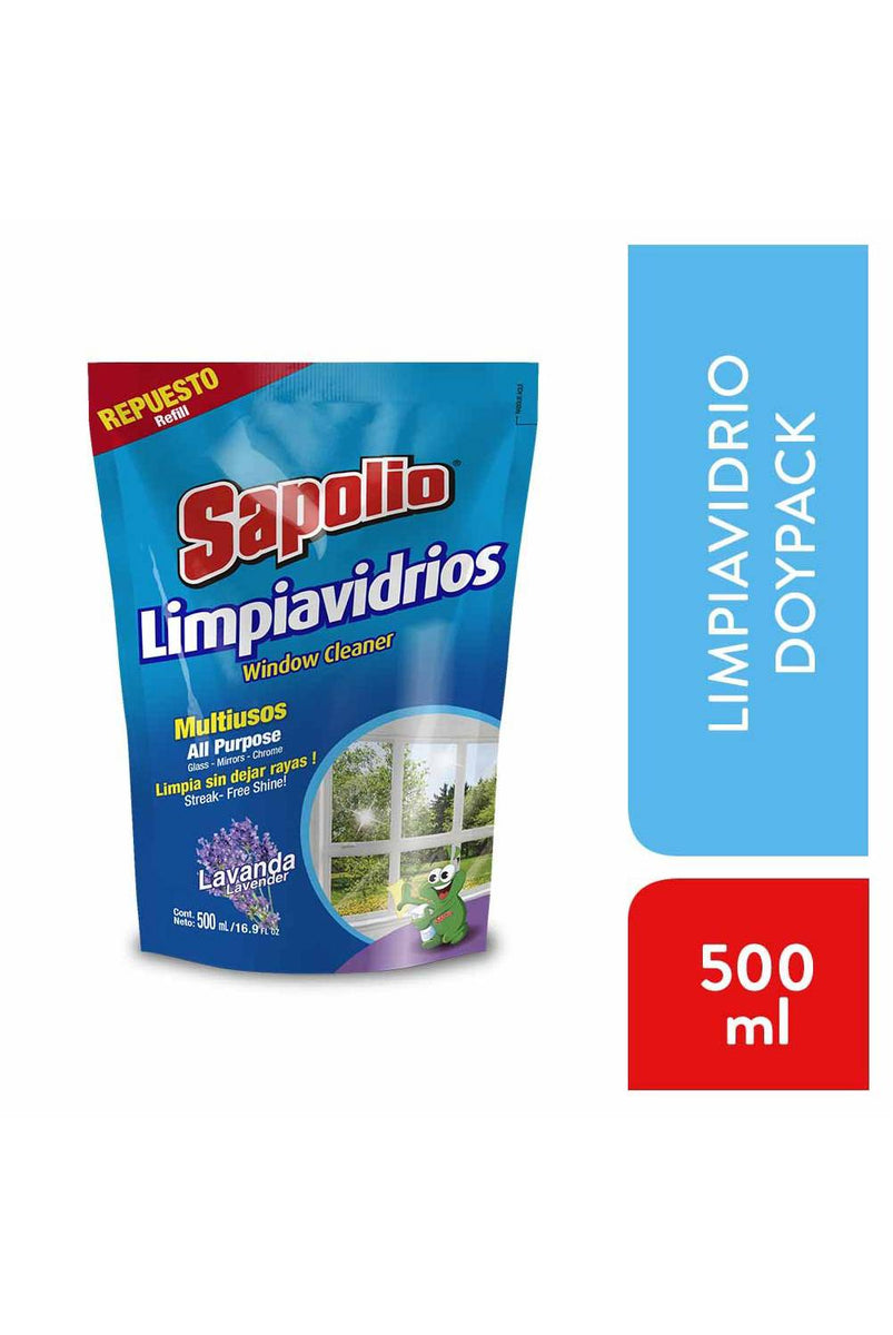 LIMPIA VIDRIO SAPOLIO DOYPACK 500 ML