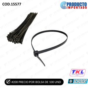 CINTILLO #100 NEGRO (x100pcs)