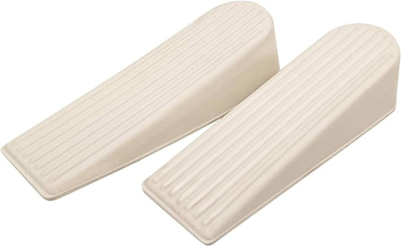 TOPE PUERTA PLASTICO CREMA ( X PAR )