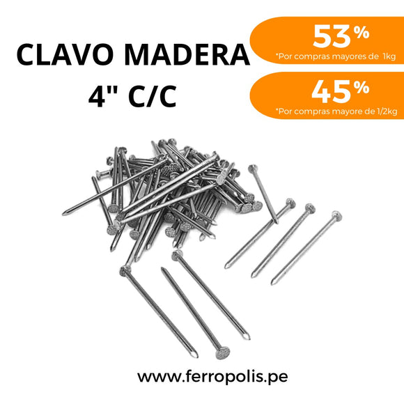 CLAVO MADERA  4