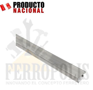 CANTONERA ALUMINIO C/ ANCLAJE  3.1 mm. x 2" x 6 mts.