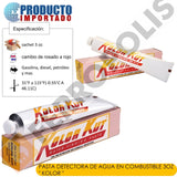 PASTA DETECTORA DE AGUA EN COMBUSTIBLE 3 OZ " KOLOR "