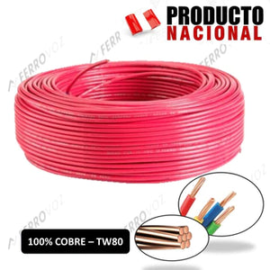 CABLE ELECTRICO #14 x 7 hilos /THW90 COBRE NACIONAL ( x mt )