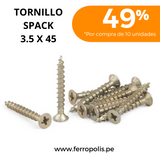 TORNILLO SPACK 3.5 X 45  (GR≈10PCS APROX)