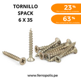 TORNILLO SPACK 6 x 35 ( x und )