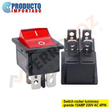 INTERRUPTOR SWITCH 4 PÍNES SOLDADORA 15A - 20A