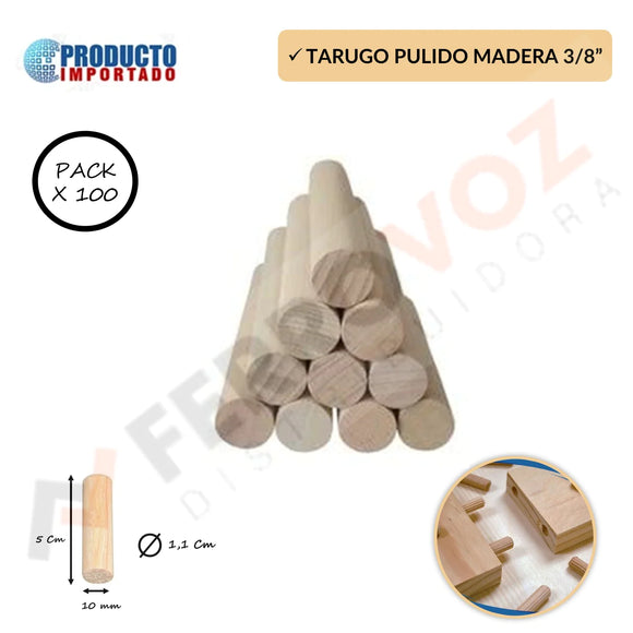 TARUGO MADERA 3/8