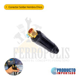 CONECTOR SOLDAR HEMBRA  CHICO