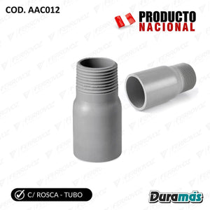 ADAPTADOR AGUA PVC 1/2" CR TUBO COMERCIAL