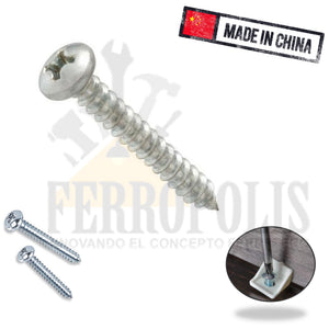 TORNILLO AUTOROSCANTE 8 x 2" (X12PCS)