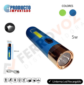 LINTERNA LED RECARGABLE 5W