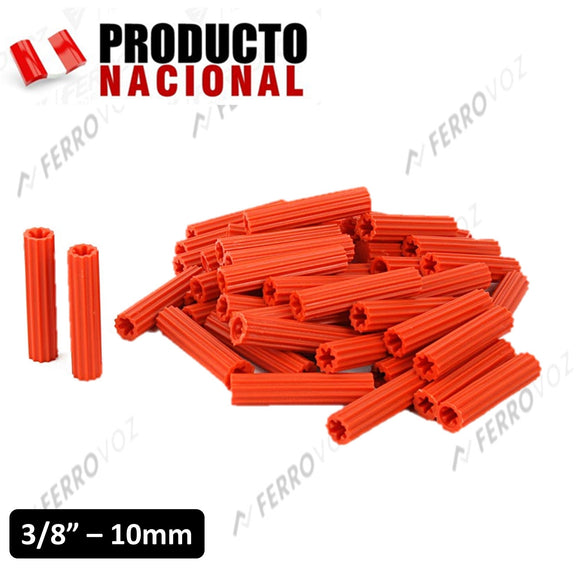 TARUGO PLASTICO NARANJA 3/8