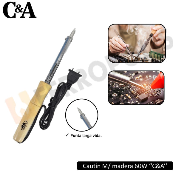 CAUTIN M/ MADERA 60W 