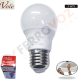 FOCO LED PERA 5W LUZ DIA PREMIUM "VOLE"